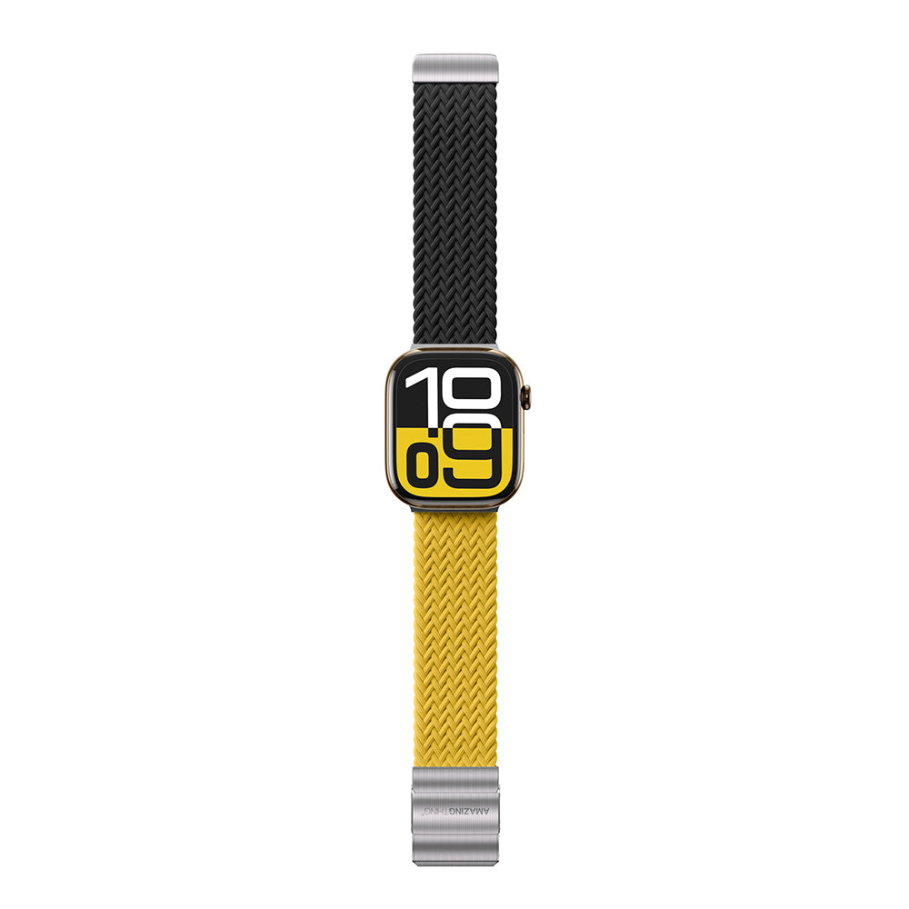 Amazingthing Glamour Blend Apple Watch 46mm Hasır Kordon - 3 Amazingthing Glamour Blend Apple Watch 46mm Hasır Kordon - 3